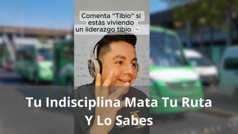 Indisciplina en el Transporte Público sin GPS
